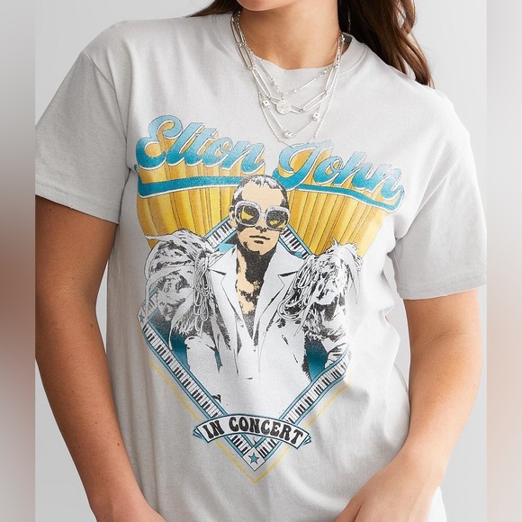 Tops - Elton John in Concert Graphic Tee